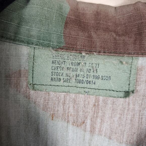 Army Hot Weather Combat Coat in Woodland Camo Size L Blanchard - Picture 9 of 11